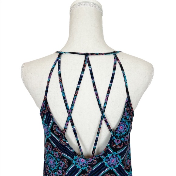 ASTR The Label Print Hi Low Strappy Sundress XS - Picture 6 of 8